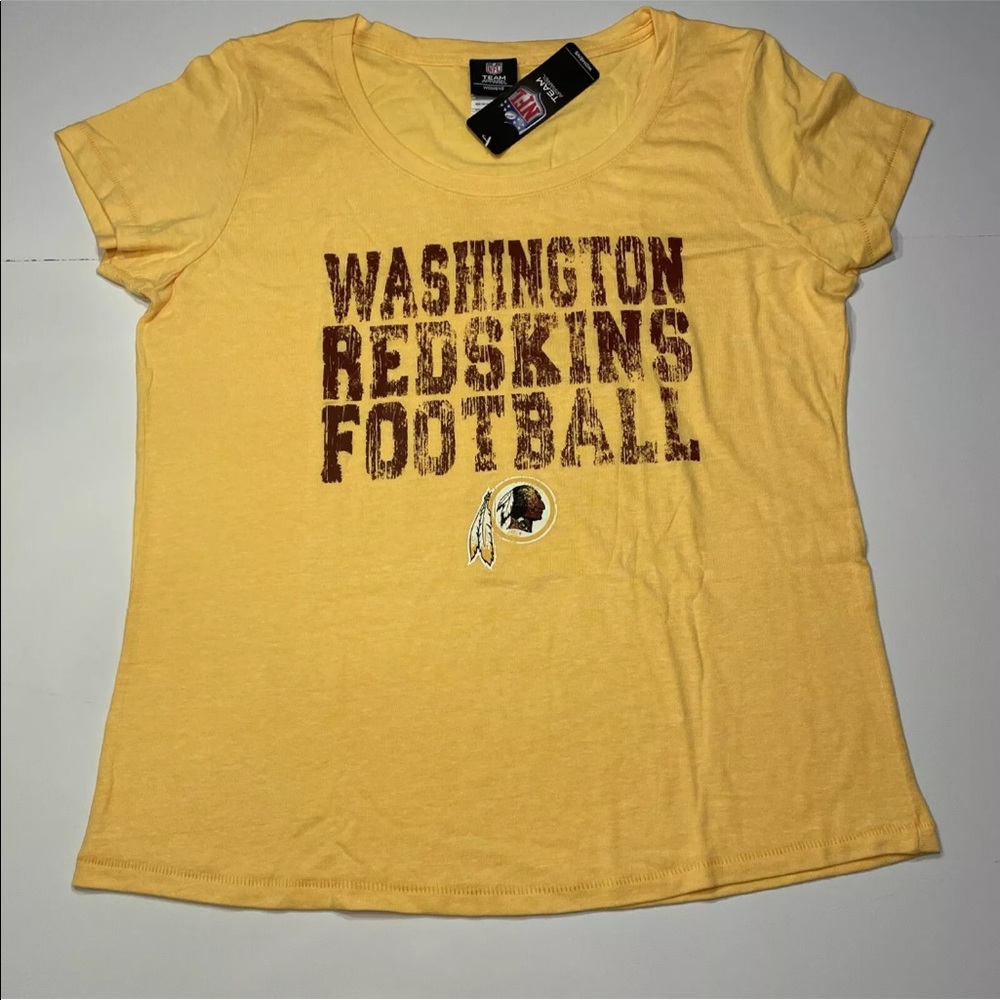 NFL Washington Redskins Team Apparel Women’s Tee Shirt Size L NEW WITH TAGS